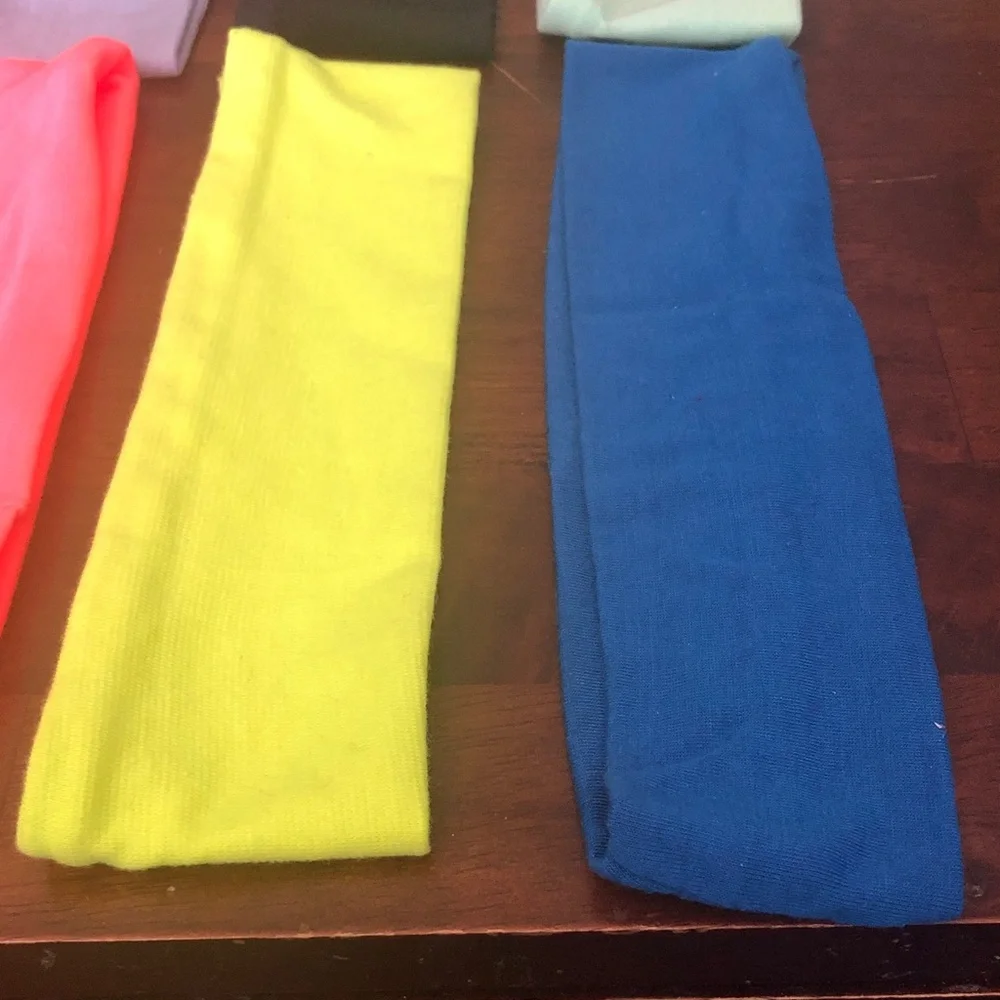 Athletic Stretch Fabric Headbands Set